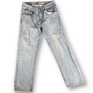 Lee Regular Fit Straight Leg Jeans mens 32 30 blue work pants outdoors 2001904